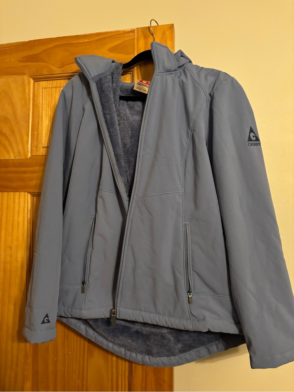 Gerry Weber Light Slate Blue Hooded Performance Jacket